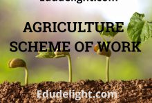 AGRICULTURAL SCIENCE SCHEME OF WORK
