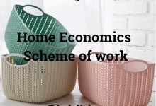 Home Economics Scheme of work