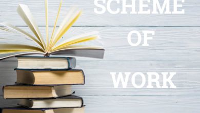 Scheme of work